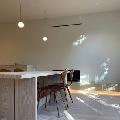 Hanglamp Messing Melkglas Plafond Minimalistisch Modern Scandinavisch Hal Eettafel Nachtkastje