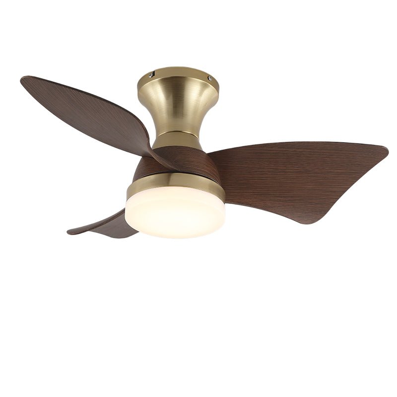 Moderne Plafondventilator met Verlichting – Houtnerf – Ø55 cm – Afstandsbediening – 6 Snelheden