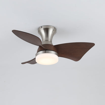 Moderne Plafondventilator met Verlichting – Houtnerf – Ø55 cm – Afstandsbediening – 6 Snelheden
