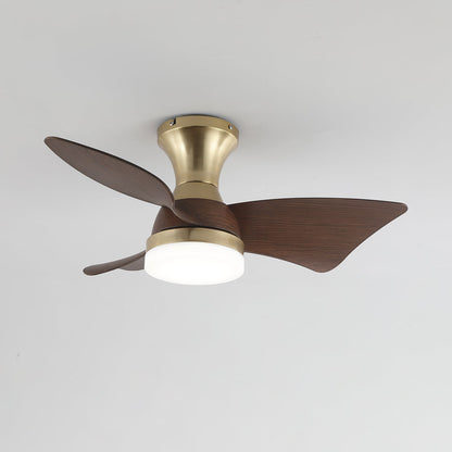 Moderne Plafondventilator met Verlichting – Houtnerf – Ø55 cm – Afstandsbediening – 6 Snelheden