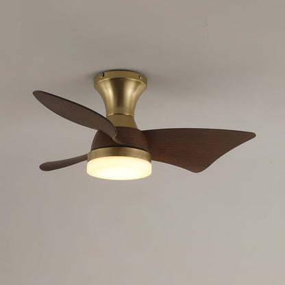 Moderne Plafondventilator met Verlichting – Houtnerf – Ø55 cm – Afstandsbediening – 6 Snelheden