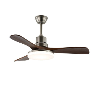 Plafondventilator met Verlichting en 6 Snelheden – Scandinavisch Design in Natuurlijke Houtafwerking