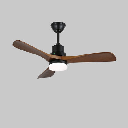 Plafondventilator met Verlichting en 6 Snelheden – Scandinavisch Design in Natuurlijke Houtafwerking
