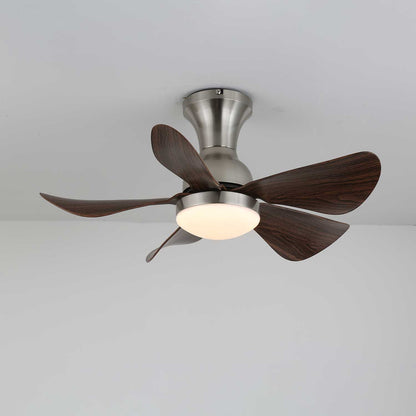 Plafondventilator Novaro Hout met Verlichting – Stille DC-Motor – Elegante Scandinavische Design