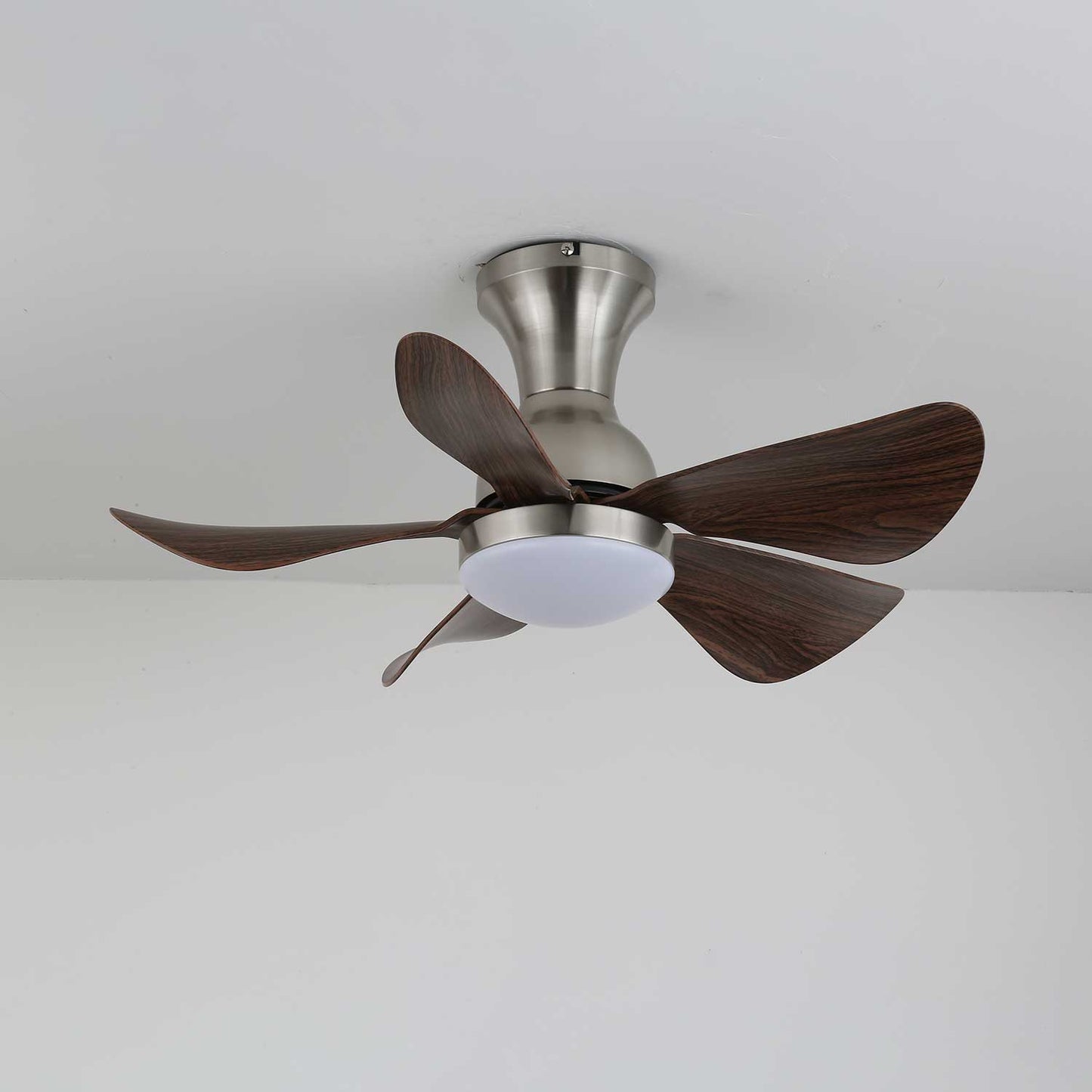 Plafondventilator Novaro Hout met Verlichting – Stille DC-Motor – Elegante Scandinavische Design