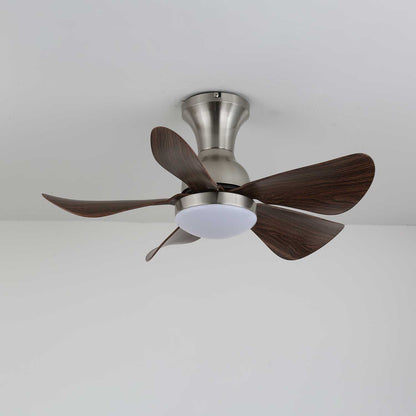 Plafondventilator Novaro Hout met Verlichting – Stille DC-Motor – Elegante Scandinavische Design