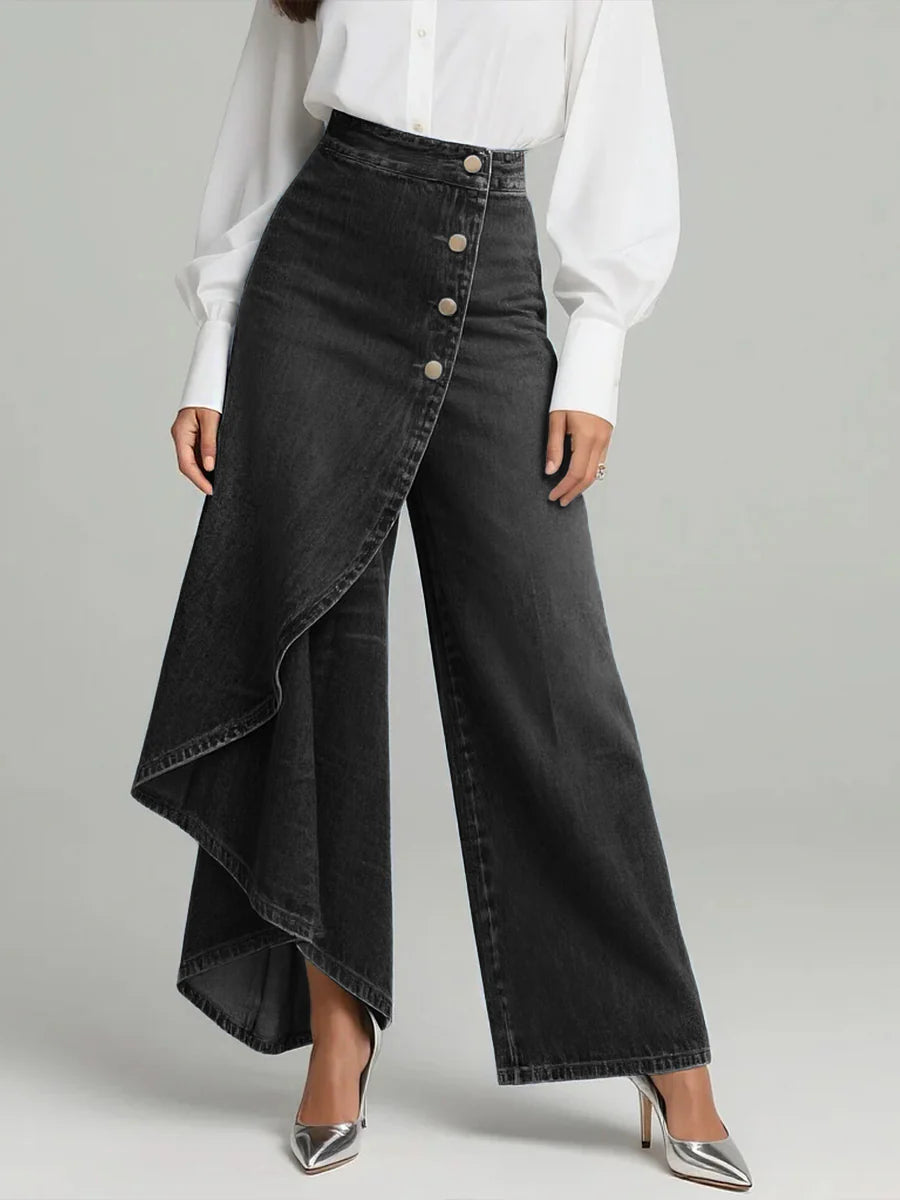 Brenyn | Stijlvolle Hoge Taille Flared Broek Dames 3