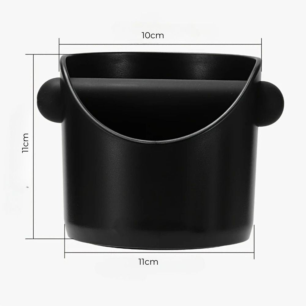 Koffiekloppot Modern Design ABS Kunststof Mat Afwerking Antislipbodem Verwijderbare Klopstang Professioneel Thuis Café Barista Espresso Dik Afval Opvang Accessoire