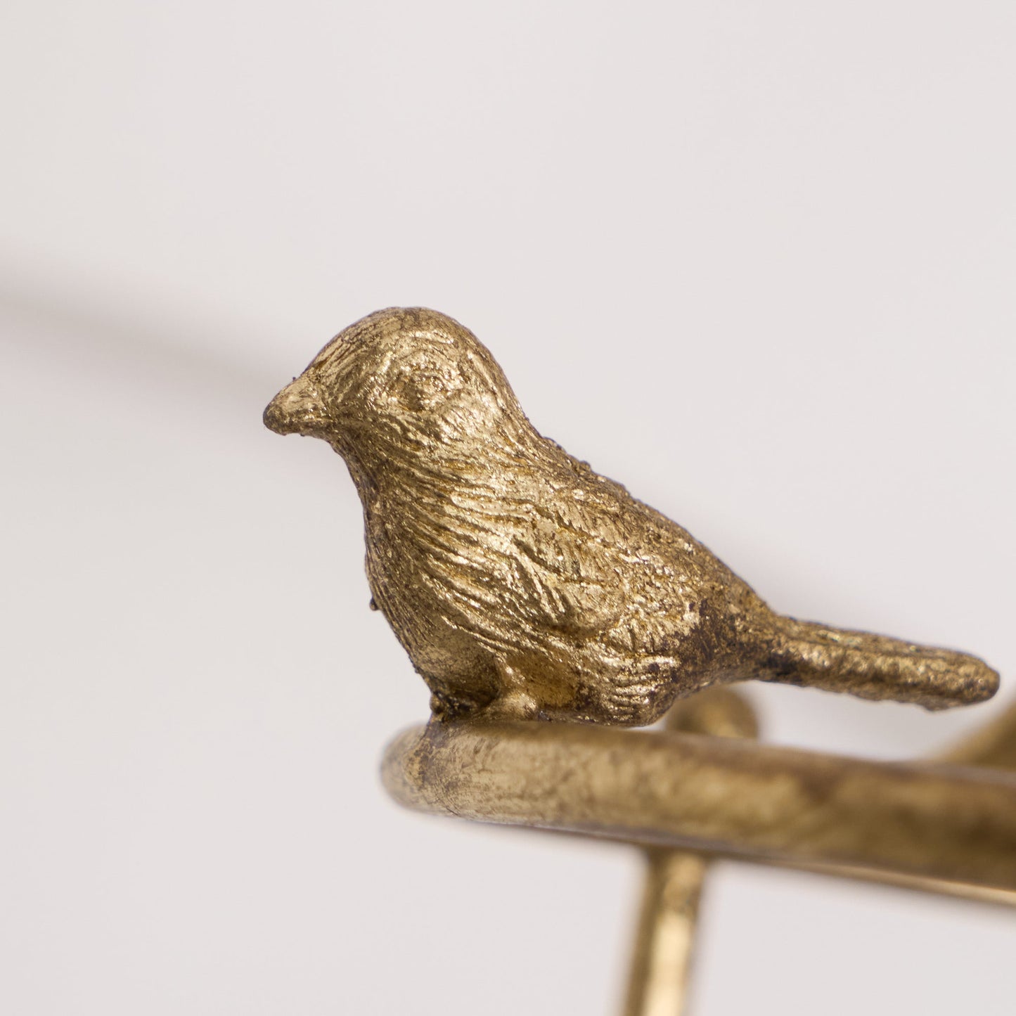 Barok Lantaarn Hanglamp met Vogel- en Bladdetails – Klassieke 3-Lichts Plafondlamp in Goud of Brons