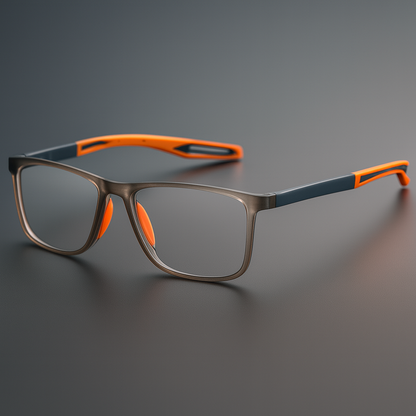 Multifocale Leesbril met Blauwe Lichtfilter – Ultralichte TR90 Bril met UV-Bescherming en Progressieve Glazen voor Scherp Zicht