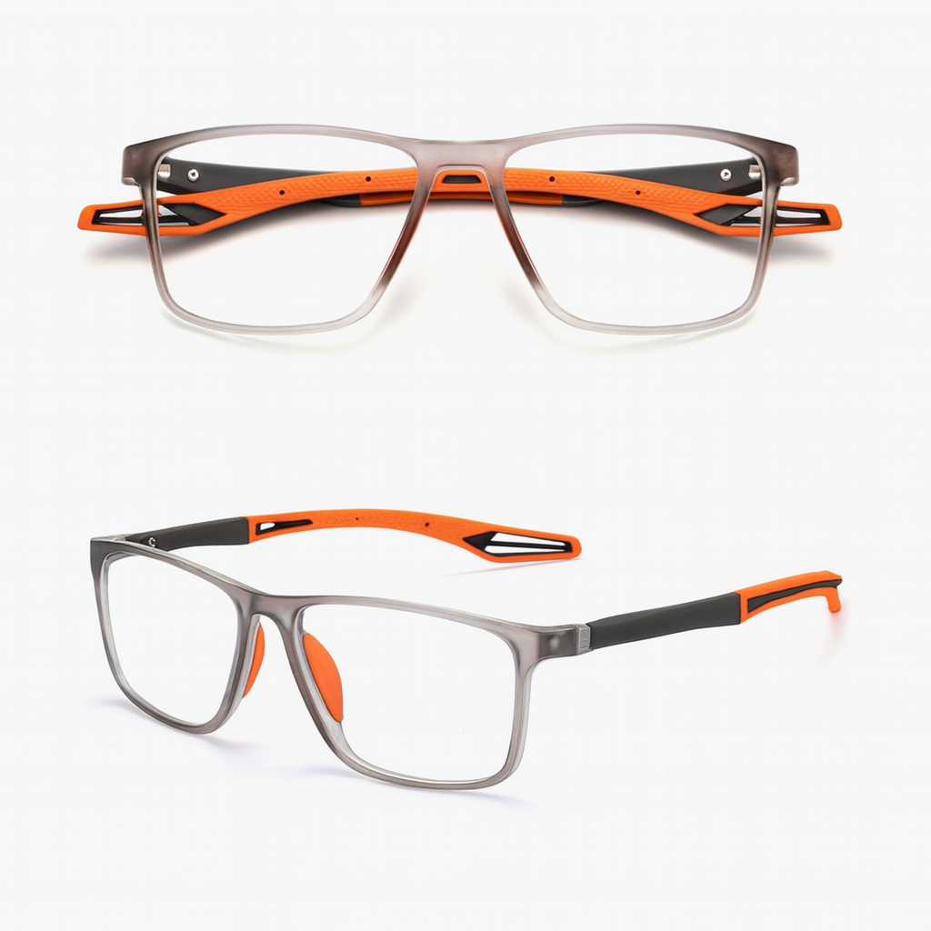 Multifocale Leesbril met Blauwe Lichtfilter – Ultralichte TR90 Bril met UV-Bescherming en Progressieve Glazen voor Scherp Zicht