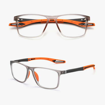 Multifocale Leesbril met Blauwe Lichtfilter – Ultralichte TR90 Bril met UV-Bescherming en Progressieve Glazen voor Scherp Zicht