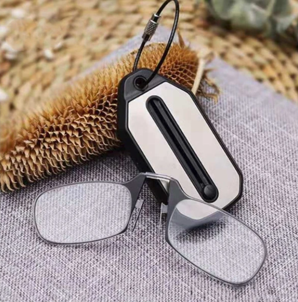 Leesbril Sleutelhanger Compact Flexibel Dun Design Inclusief Hoesje