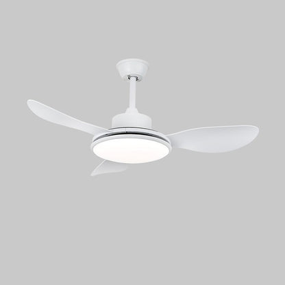 Plafondventilator met LED-verlichting en afstandsbediening | Scandinavisch design met houtnerf afwerking