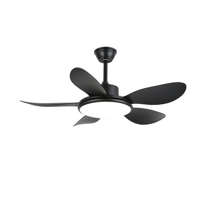 Plafondventilator met LED-verlichting en afstandsbediening | Scandinavisch design met houtnerf afwerking