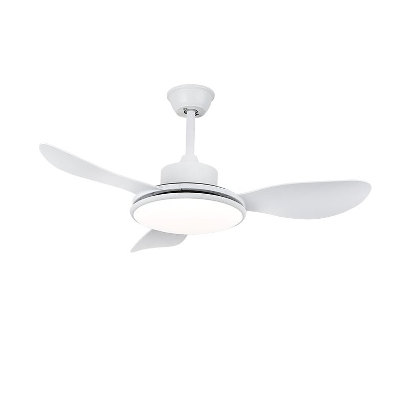 Plafondventilator met LED-verlichting en afstandsbediening | Scandinavisch design met houtnerf afwerking