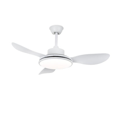 Plafondventilator met LED-verlichting en afstandsbediening | Scandinavisch design met houtnerf afwerking