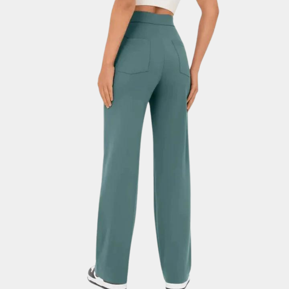 Broek Dames | Hoge Taille Broek | Flatterend Silhouet & All-day Comfort