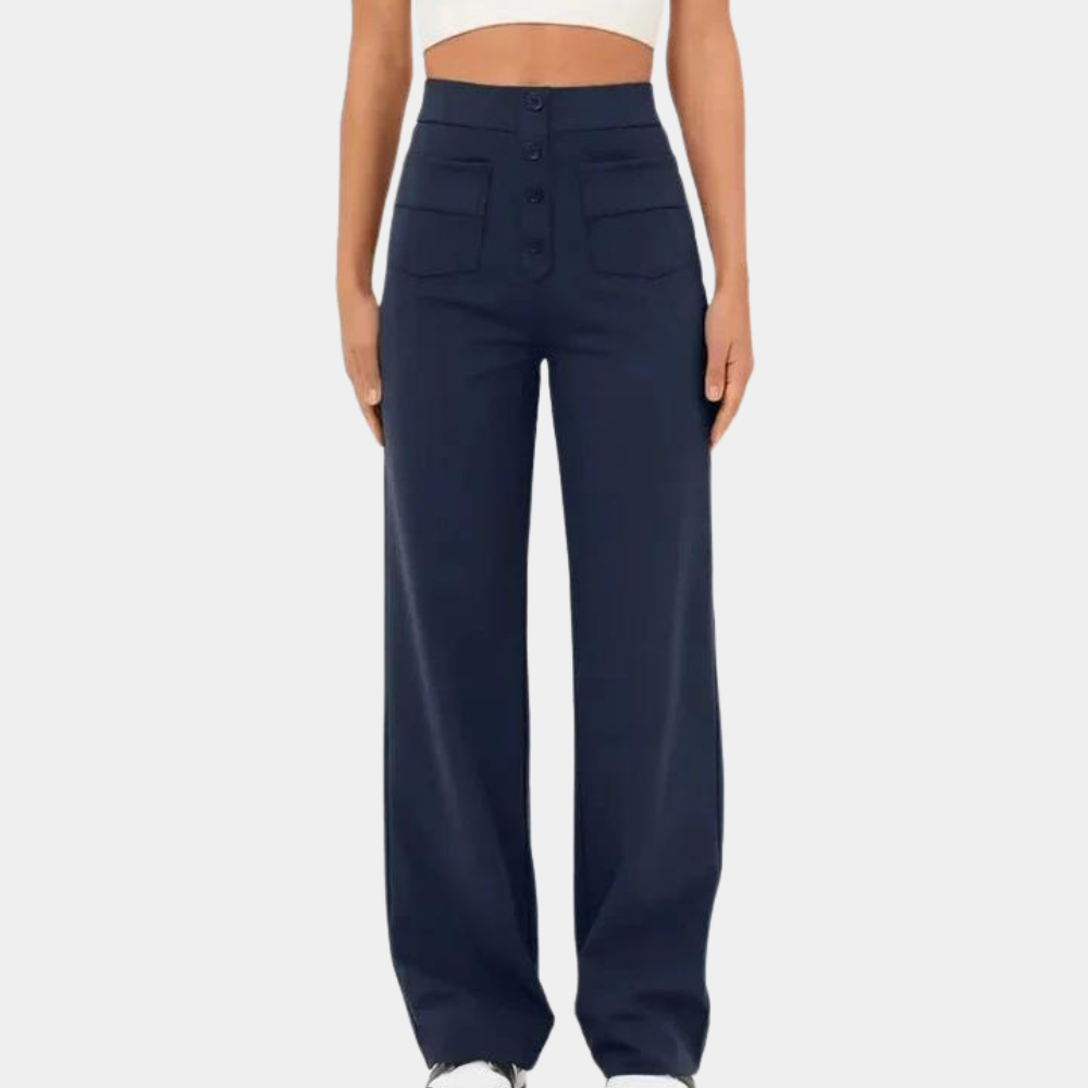 Broek Dames | Hoge Taille Broek | Flatterend Silhouet & All-day Comfort
