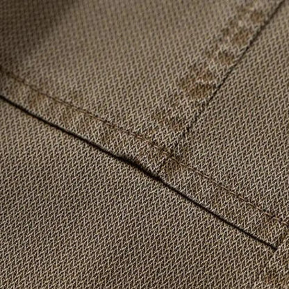Broek met rechte pasvorm en elastische taille