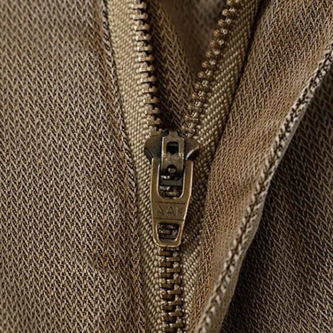 Broek met rechte pasvorm en elastische taille