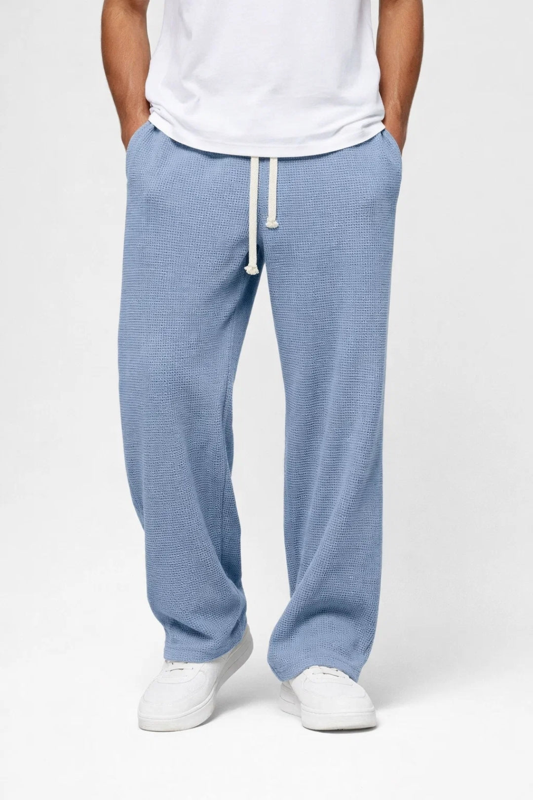 Relaxed Fit Herenbroek Met Trekkoord Casual Stijl - StudioMarella