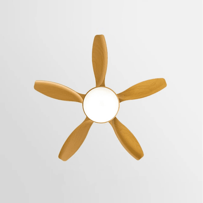 Design Plafondventilator met Geïntegreerde Verlichting StillWind – 132 cm Bladwijdte – Hout-Look ABS Bladen – LED – Afstandsbediening – 6 Snelheden