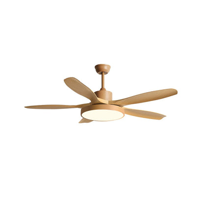 Design Plafondventilator met Geïntegreerde Verlichting StillWind – 132 cm Bladwijdte – Hout-Look ABS Bladen – LED – Afstandsbediening – 6 Snelheden