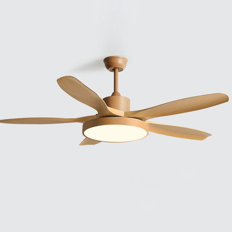 Design Plafondventilator met Geïntegreerde Verlichting StillWind – 132 cm Bladwijdte – Hout-Look ABS Bladen – LED – Afstandsbediening – 6 Snelheden