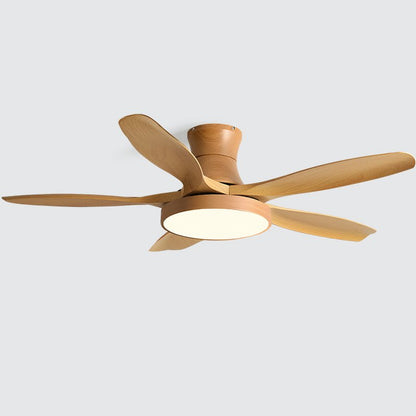 Design Plafondventilator met Geïntegreerde Verlichting StillWind – 132 cm Bladwijdte – Hout-Look ABS Bladen – LED – Afstandsbediening – 6 Snelheden