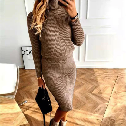 Dames Trui Jurk Warm en Comfortabel voor Herfst en Winter