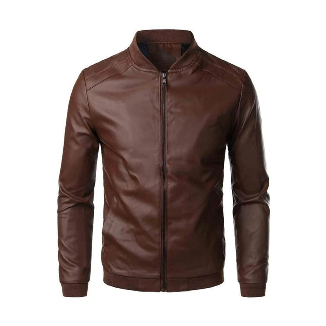 Leren Heren Jacket Strakke Pasvorm Hoge Kwaliteit Leer - StudioMarella