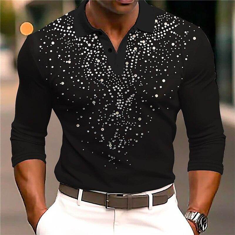 Mannen Polo Shirt Elegante en Stijlvol - StudioMarella