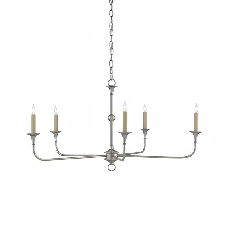 Kaarslamp Kroonluchter Messing Metaal Goud Zwart Wit Nikkel Woonkamer Eetkamer 5 6 Armen Hanglamp Vintage Kaarsenkroonluchter