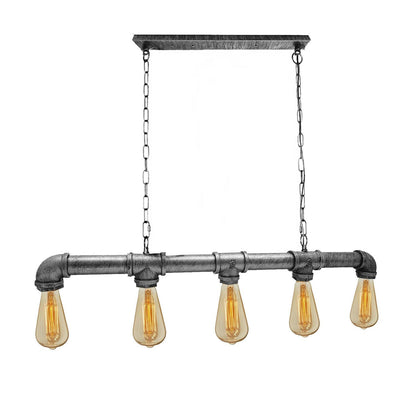Hanglamp Industrieel Steampunk Waterpijp Koper Ijzer 110cm Vintage Plafondlamp Retro