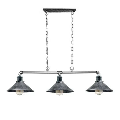 Plafondlamp Industrieel Steampunk Metaal Zwart 3-Lichts E27 Vintage Eetkamer Keuken
