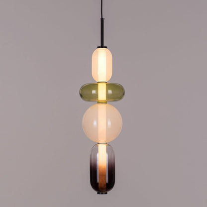 Hanglamp Gekleurd Glas Acryl LED Dimbaar Metaal 16-18cm 8 Modellen Woonkamer Eetkamer Modern