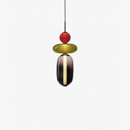 Hanglamp Gekleurd Glas Acryl LED Dimbaar Metaal 16-18cm 8 Modellen Woonkamer Eetkamer Modern