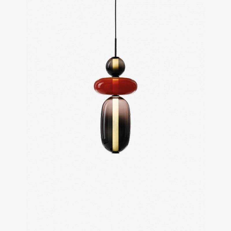 Hanglamp Gekleurd Glas Acryl LED Dimbaar Metaal 16-18cm 8 Modellen Woonkamer Eetkamer Modern
