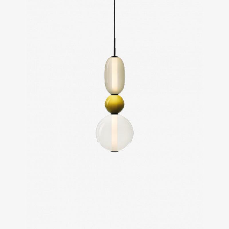 Hanglamp Gekleurd Glas Acryl LED Dimbaar Metaal 16-18cm 8 Modellen Woonkamer Eetkamer Modern