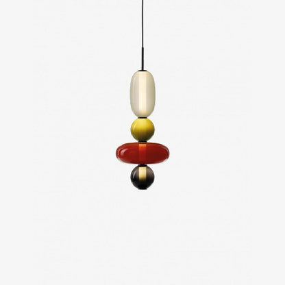 Hanglamp Gekleurd Glas Acryl LED Dimbaar Metaal 16-18cm 8 Modellen Woonkamer Eetkamer Modern