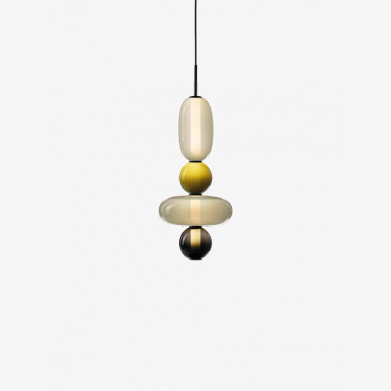 Hanglamp Gekleurd Glas Acryl LED Dimbaar Metaal 16-18cm 8 Modellen Woonkamer Eetkamer Modern
