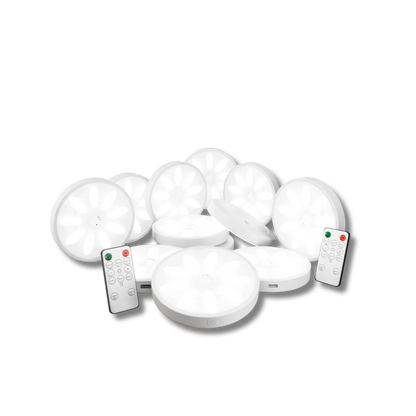 Oplaadbare LED-Spotlights met Bewegingssensor en Dimfunctie – Set van 3 Magnetische Draadloze Lampen voor Elke Kamer