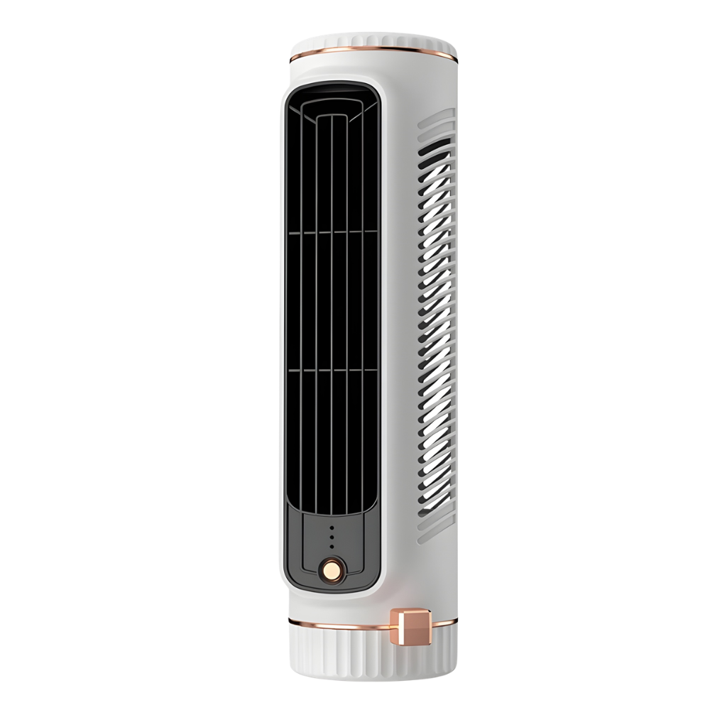 Torenventilator Bladeloos Design USB Tafelventilator met 60° Oscillatie voor Bureau en Kantoor
