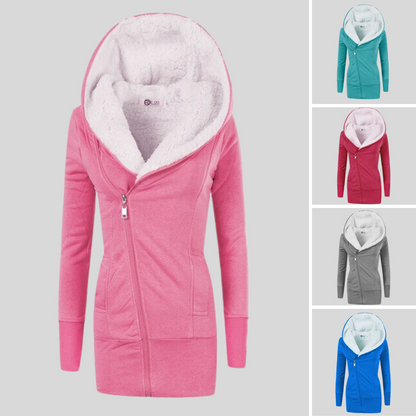 Dames Fleece Vest Zacht Warm met Capuchon - StudioMarella
