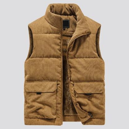 Heren Wintervest Corduroy Warm en Comfortabel - StudioMarella
