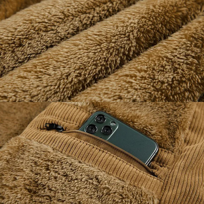 Heren Wintervest Corduroy Warm en Comfortabel