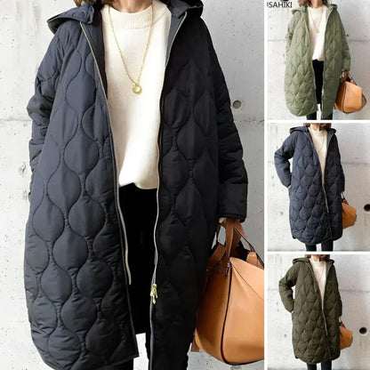 Dames Parka met Capuchon en Leuke Print