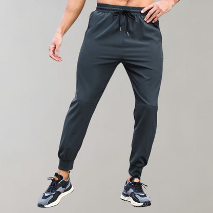 Elastische Trainingsbroek Heren Zwart Sportief
