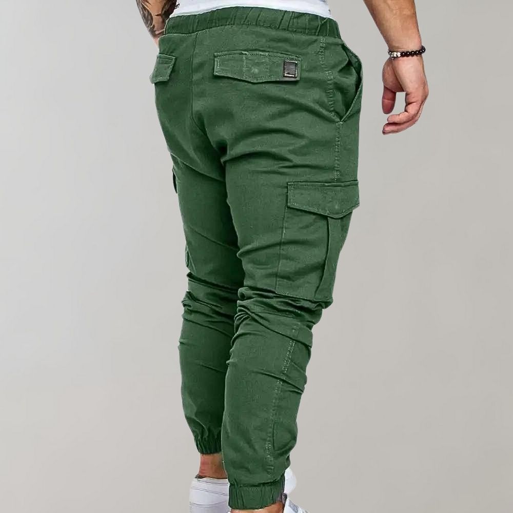 Heren Cargo Broek Losse Zittende Stijl Casual - StudioMarella